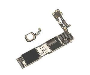 Juroupi Unlock Motherboard with Touch ID Fingerprint Unlocked Logic Board Replacement for Iphone 6 US Version (32GB)