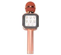 Juroupi Wireless Microphone Mic Speaker 5W Portable HandHeld for Karaoke Party Home (Rose Gold)
