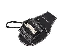 Juroupi Woodworking Tool Belt Oxford Cloth Electrician Waist Hanging Tool Bag Hardware Tool Waist Bag Small Black