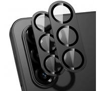 Jurqqer 2 Pack for Samsung Galaxy A57 / A37 Camera Lens Protector - 9H Glass & Aviation Aluminum Alloy, Anti-Scratch, Bubble-Free Installation, Ultra-Thin HD Clear Case-Compatible Cover, Black