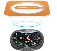Jurqqer 3 Pack for Samsung Galaxy Watch 8 44mm Screen Protector 2025,[2-Step Auto Installation],[Military Grade Protection] Tempered Glass Protector for Samsung Galaxy Watch 8 44mm,HD Clear