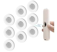 Jurqqer 9 Pack Magnetic Remote Control Holder Wall Mount [Upgraded Super-Strong] Multi-purpose Magnetic Organizer Storage Stand for TV & Appliance Remote, Self-Adhesive No Drilling Mount, Sleek Design