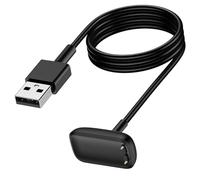 Jurqqer Magnetic Charger for Fitbit Charge 6/5/ Luxe - Fast Charging USB Cable 3.3FT Replacement Cord Compatible with Fitbit Charge 6, Charge 5, Luxe Chargers (UK Compatible)