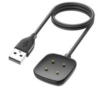 Jurqqer Magnetic Charger for Fitbit Sense 2/Versa 4/3/Sense - 3.3FT Fast Charging USB Cable, Replacement Charger Cord Compatible with Fitbit Sense 2, Versa 4, Versa 3, Sense (UK Compatible)