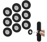 Jurqqer Magnetic Remote Control Holder Wall Mount [Upgraded Super-Strong] Multi-purpose Magnetic Organizer Storage Stand for TV & Appliance Remote, Self-Adhesive No Drilling Mount, 9 Pack, Black