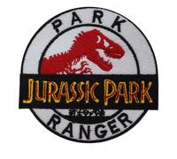 Jurrasic Park Ranger Circle Movie Logo Iron On Sew On Embroidered Patch Badge Applique for Clothes Shirts Jeans etc
