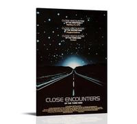 JURRYTHHTR Close Encounters of The Third Kind Poster Aesthetic Wall Art Canvas Cover Print Posters Modern Art Painting for Living Rooms 16x24inch(40x60cm) Frame-style