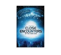 JURRYTHHTR Close Encounters of The Third Kind Poster Aesthetic Wall Art Canvas Cover Print Posters Modern Art Painting for Living Rooms 20x30inch(50x75cm) Unframe-style