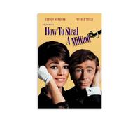 JURRYTHHTR How to Steal A Million Movie Poster Aesthetic Wall Art Canvas Cover Print Posters Modern Art Painting for Living Rooms 24x36inch(60x90cm) Unframe-style