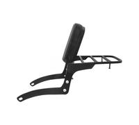 JURTBGF Motorcycle Passenger backrest Black Motorcycle Sissy Bar Passenger Rear Backrest Cushion For For Virago 125 250 XV125 XV250 1989-2011