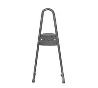 JURTBGF Motorcycle Passenger backrest Chrome Gloss Black Tall Sissy Bar Pad Backrest Motorcycle Accessories For For Sportster XL 1994-2003 883 1200