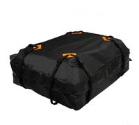 Jurtmy Car Roof Bag, 425L Water-Resistance Cargo Storage Rooftop Carrier Heavy Duty, 420D Oxford Cloth Travel Luggage Bag, Black, 112x87x44cm