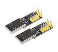 Jurtmy CH9329 USB HID Converter 2pcs UART to USB Module Driver-Free for Game Dev Keyboard Mouse Simulation Microcontroller Integration 4.1x1.3cm