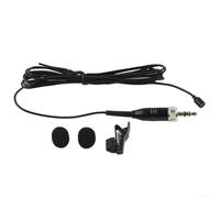 Jurtmy Professional Clip On Microphone 3.5mm Jack Omnidirectional Lav Mic for Camcorder Recorder Mixer Vocal Broadcasting Lecture Speeches Low Noise Design