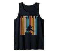 Jury Duty Retro Style Tank Top