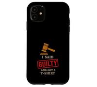 Jury Duty Survivor Civic Duty Humor Courtroom Trial Satire Case for iPhone 11