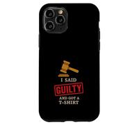 Jury Duty Survivor Civic Duty Humor Courtroom Trial Satire Case for iPhone 11 Pro