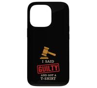 Jury Duty Survivor Civic Duty Humor Courtroom Trial Satire Case for iPhone 13 Pro