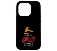 Jury Duty Survivor Civic Duty Humor Courtroom Trial Satire Case for iPhone 15 Pro