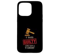 Jury Duty Survivor Civic Duty Humor Courtroom Trial Satire Case for iPhone 15 Pro Max