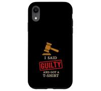 Jury Duty Survivor Civic Duty Humor Courtroom Trial Satire Case for iPhone XR