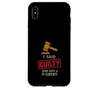 Jury Duty Survivor Civic Duty Humor Courtroom Trial Satire Case for iPhone XS Max