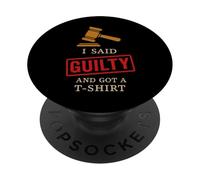Jury Duty Survivor Civic Duty Humor Courtroom Trial Satire PopSockets Adhesive PopGrip