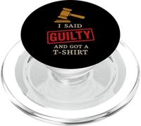 Jury Duty Survivor Civic Duty Humor Courtroom Trial Satire PopSockets PopGrip for MagSafe