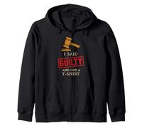 Jury Duty Survivor Civic Duty Humor Courtroom Trial Satire Zip Hoodie