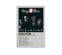 JURYEYRBGT Evolution by Boyz II Men Poster Wall Art Canvas Aesthetic Cover Poster Modern Print for Living Room Bed Room 24x36inch(60x90cm) Unframe-style