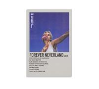 JURYEYRBGT MØ Album Forever Neverland Poster Wall Art Canvas Aesthetic Cover Poster Modern Print for Living Room Bed Room 24x36inch(60x90cm) Unframe-style