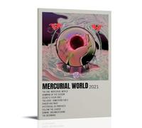 JURYEYRBGT Magdalena Bay Mercurial World Poster Wall Art Canvas Aesthetic Cover Poster Modern Print for Living Room Bed Room 08x12inch(20x30cm) Frame-style