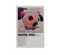 JURYEYRBGT Magdalena Bay Mercurial World Poster Wall Art Canvas Aesthetic Cover Poster Modern Print for Living Room Bed Room 08x12inch(20x30cm) Unframe-style