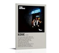 JURYEYRBGT The Kooks Konk Poster Wall Art Canvas Aesthetic Cover Poster Modern Print for Living Room Bed Room 24x36inch(60x90cm) Frame-style