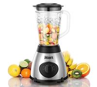 JUSANTE Blender for Smoothies, 1000W Glass Blender for Kitchen Countertop with 48oz Glass Jar Ice Crusher or Juice, Milkshake, Dessert