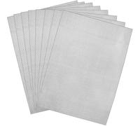 Jusdoja Stainless Steel Wire Mesh Sheets 8 Pcs 20 Mesh A5 Rodent Control Metal Woven Mesh 1mm Aperture for Vents Cover Air Brick Pest Proofing