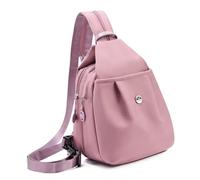 JUSEELEN Crossbody Bag with Convertible Backpack Carry, A | Multiple Compartments, Open Front Pocket, Zippered Sections, Adaptable Carry for Commuting and Outdoor Use