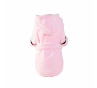 JUSHZ Microfiber Dog Towels for Drying Dogs Large Dog Towel Medium Small Absorbent Coat Pet Robe Hooded Cat Clothes Soft Comfortable Fluffy (XL,Pink)