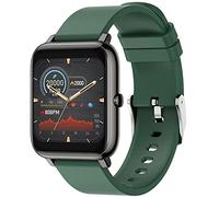 JUSHZ Smart Watch for Men Smart Watches for Women Smartwatch Fitness Watch Sports Swimming Waterproof Silicone Wristband Magnetic Charging Detachable Strap (Green,1.4 inch)
