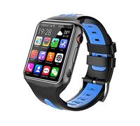 JUSHZ Smart Watch for Men Smart Watches for Women Smartwatch for Kids with Call Function Child 4G Video Call WiFi Internet Available GPS (Blue,47.5x40x15mm)