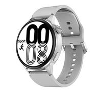 JUSHZ Smart Watch for Men Smart Watches for Women Smartwatch with Call Function Bluetooth Calling AI Assistant GPS Track Sports (44X11mm,Silver)