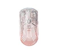 JUSHZ Wireless Mouse Computer Mouse for Laptop Usb Gaming Bluetooth Rechargeable Wired Mice Pointing Device Photoelectric Transparent Silent Six-speed Adjustment Plug and Play 2.4GHz (127x63x39mm,A)