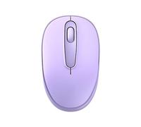 JUSHZ Wireless Mouse Computer Mouse for Laptop Usb Gaming Mouse Ergonomic Mice Pointing Device 4 Way Scrolling Lightweight Soundless Touch Scroll Optical Mouse 2.4GHz Mini Plug Play (Purple)