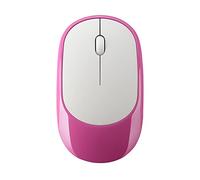 JUSHZ Wireless Mouse Computer Mouse for Laptop Usb Gaming Rechargeable Ergonomic Mice Pointing Device Ergonomics Four-way Scroll Wheel 2.4G Photoelectric Rechargeable (108x59x23mm,pink)