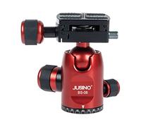 JUSINO BS-08 Aluminium Ball Head Tripod Head Metallic Red