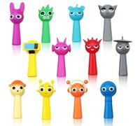 JUSJUBR 12PCS Sprunkis Action Figures Statue, Sprunki Cartoon Figures, Colorful Toy Figures for Kids, Collectible Toy