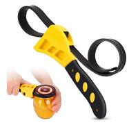 JUSJUBR Rubber Strap Wrench, 600mm Strap Pipe Adjustable, Multi-Purpose Rubber Wrench, Strap for Jar Opener, Pipes, Plumbing, Oil Filter, Shower Head, Water Filter, Mechanics Plumbers DIY