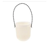 JUSKAQZYI Mini Hanging Planters with Drainage Double-Layer Wall Flower Pot Removable Handle, for Indoor Outdoor(Wei)