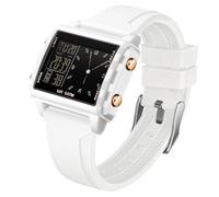 JUSKAQZYI Wristwatch Multifunctional Watches Digital Waterproof Watches for Sports Watch Bright LED Backlight Easy to Read Suitable for Girls, Boys Bracelet Watch(Wei)