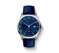 JUSKAQZYI Wristwatch Waterproof Quartz Watch Casual Watches Niche Versatile Luminous Display Genuine Leather Strap Bracelet Watch(Blu)